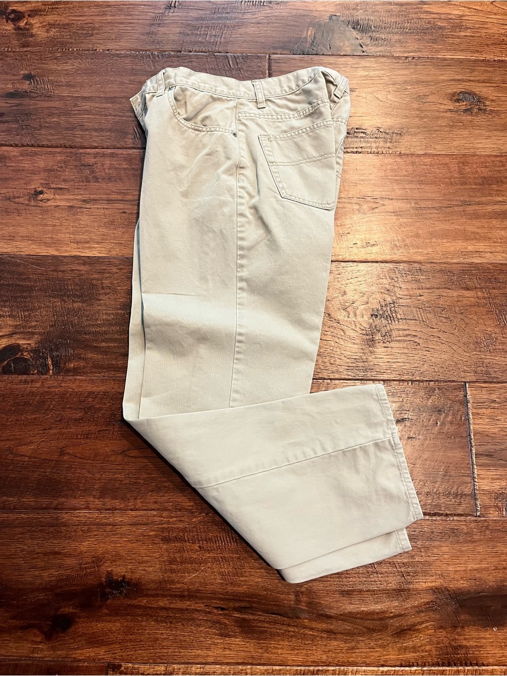 RALPH LAUREN. POLO JEANS. COTTON KAKHI CLASSIC 5 POCKET JEANS. SIZE 8.